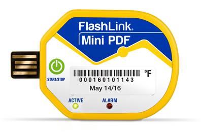 DeltraTrak FlashLink registrador en tránsito en mini PDF