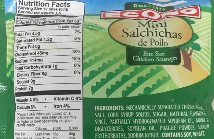 Retiran del mercado salchichas de pollo en Puerto Rico