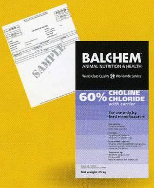 Balchem cloruro de colina