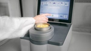 Análisis rápidos de NIR de ingredientes de alimentos sin moler