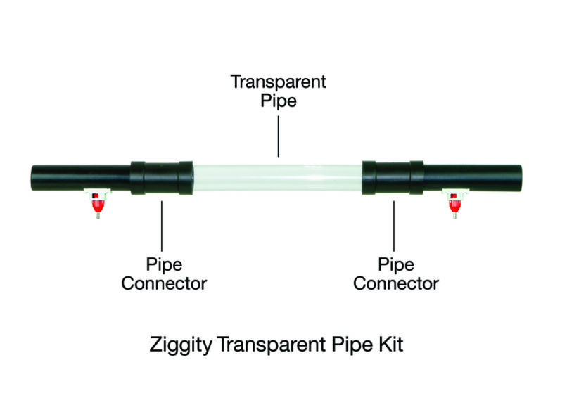 Ziggity Systems kit de tubería transparente