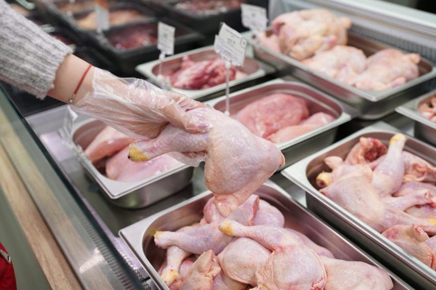 Exportación de pollo argentino será menor en 35,000 t