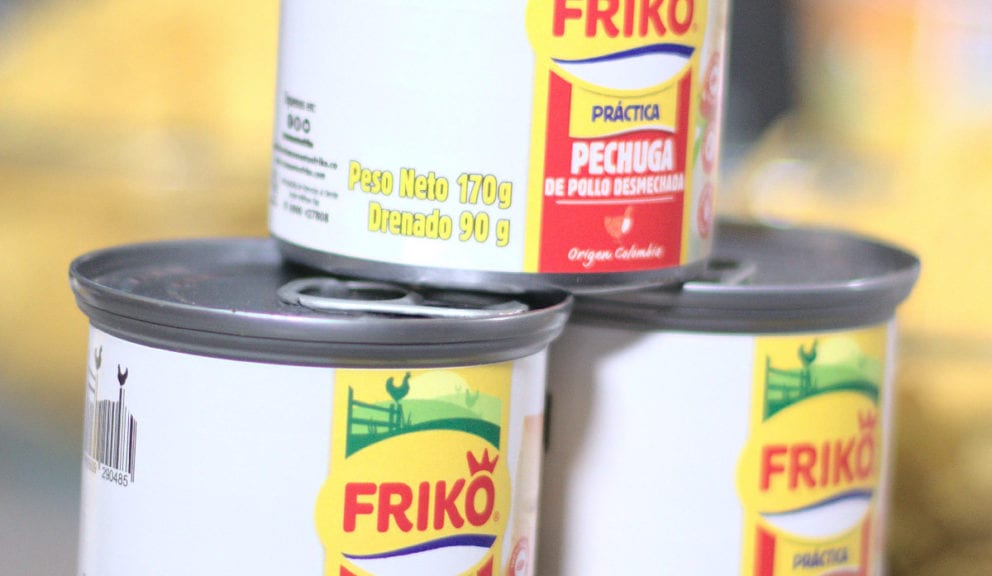 Con donación y campaña viral, Friko lanzó su pollo en lata